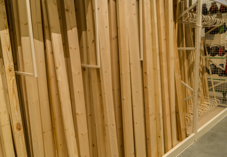 Timber structure detail